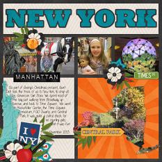CT Layout using Travelogue: New York by Connie Prince