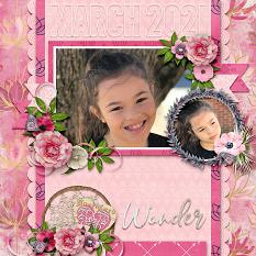 CT Layout using March 2021 12x12 Templates by Connie Prince