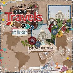 CT Layout using Life Chronicled: My Travels by Connie Prince