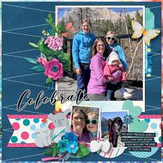 Layout using Best Mom ever by HeartMade Scrapbook