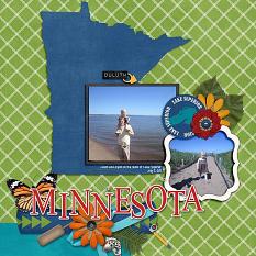 CT Layout using Travelogue Minnesota by Connie Prince