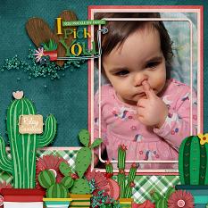 Cactus Lover Layout