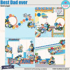 Best Dad ever - quick pages by HeartMade Scrapbook