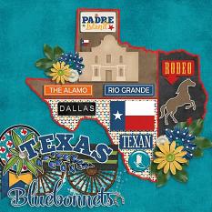 CT Layout using Travelogue Texas by Connie Prince