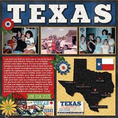 CT Layout using Travelogue Texas by Connie Prince