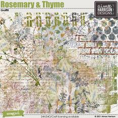 Rosemary and Thyme Graffiti