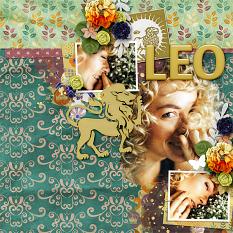 In the Stars: Leo Layout