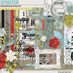 Spirited #digitalscrapbooking Collection by AFT Designs - Amanda Fraijo-Tobin @ScrapGirls.com