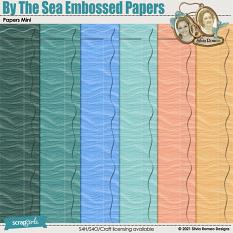 By The Sea Embossed Papers by Silvia Romeo