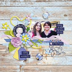 Layout by Bekah using Oh My Ribbons 10 by Bekah E Designs