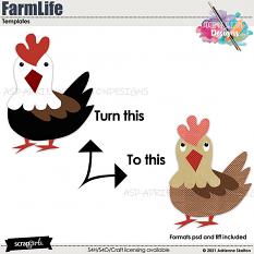 FarmLife Templates Example chicken