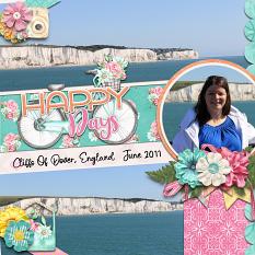 CT Layout using Happy Days Again by Connie Prince