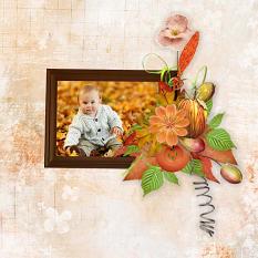 layout using Flowered Fall by BeeCreation