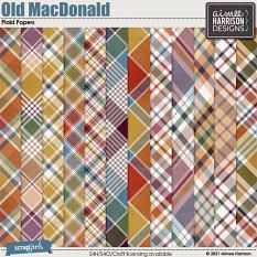 Old MacDonald Plaid Papers