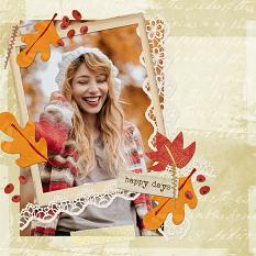 Happy Days layout by Shalae Tippetts