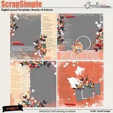 ScrapSimple Digital Layout Collection:beauty of autumn