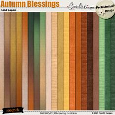 ScrapSimple Digital Layout Collection:Autumn Blessings