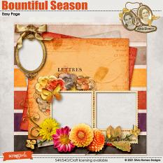 Bountiful Season Easy Page by Silvia Romeo