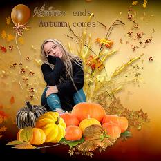 layout using Autumn Comes by BeeCreation