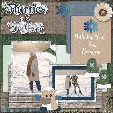Winter Chill Page Edges By AdrienneSkeltonDesigns