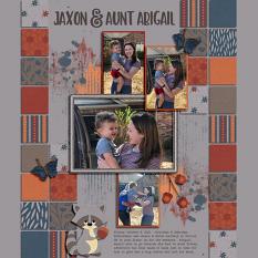 Layout using Be Square Template Pack