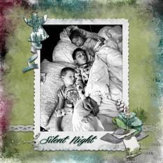 Silent Night Layout by Silvia Romro