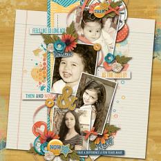 Layout created using Then And Now Collection Biggie