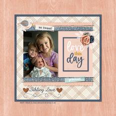 New Day Digital Scrapbooking Layout by Creative Team member Sue