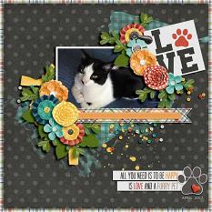 Layout created using the Value Pack: Furever Love
