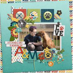 Layout created using the Value Pack: Furever Love