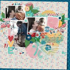 Layout created using Value Pack: Be Loved