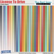 License To Drive Ombre Papers