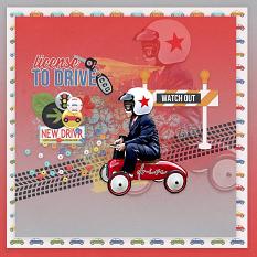 Layout created using Value Pack: License To Drive