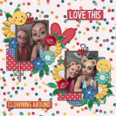 Layout created using the Value Pack: Be Silly