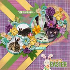 Layout created using Hoppy Easter Titles