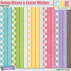 Bunny Kisses & Easter Wishes Paper Pack 3 by CRK