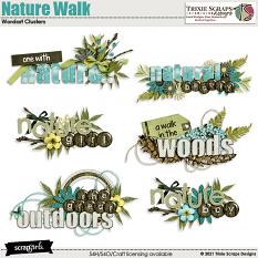 Nature Walk Wordart Trixie Scraps