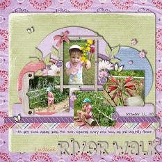 Spring in the Meadow Layout by Carolyn