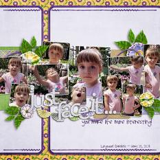 Lovely in Lilac Layout by Carrin