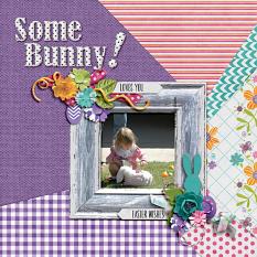 Layout by Kathryn using Bunny Tales
