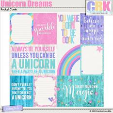 Unicorn Dreams Pocket Cards by Carolyn Rose Kite