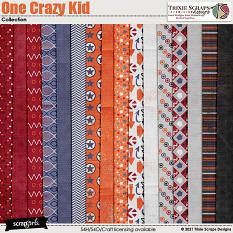 One Crazy Kid Kit Papers Trixie Scraps