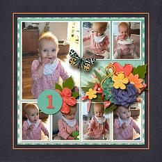 Layout created using Be A Friend Collection