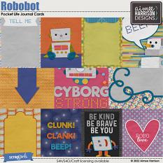 Robobot Pocket Life Journaling Cards