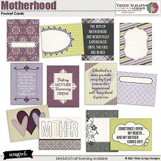 Motherhood Pocket Cards Trixie Scraps