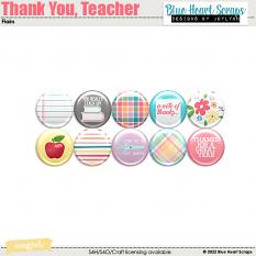 Thank You Teacher Flair Pack