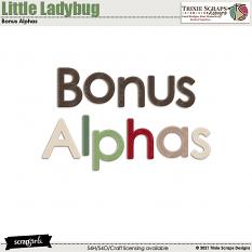 Little Ladybug Bonus Alphas Trixie Scraps