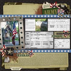 American Heroes Layout by Trixie