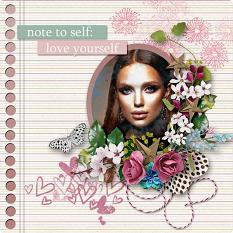 Layout using ScrapSimple Digital Layout Collection:Enjoy Yourself