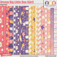 DREAM BIG LITTLE ONE GIRL PAPER PACK 2 BY CRK